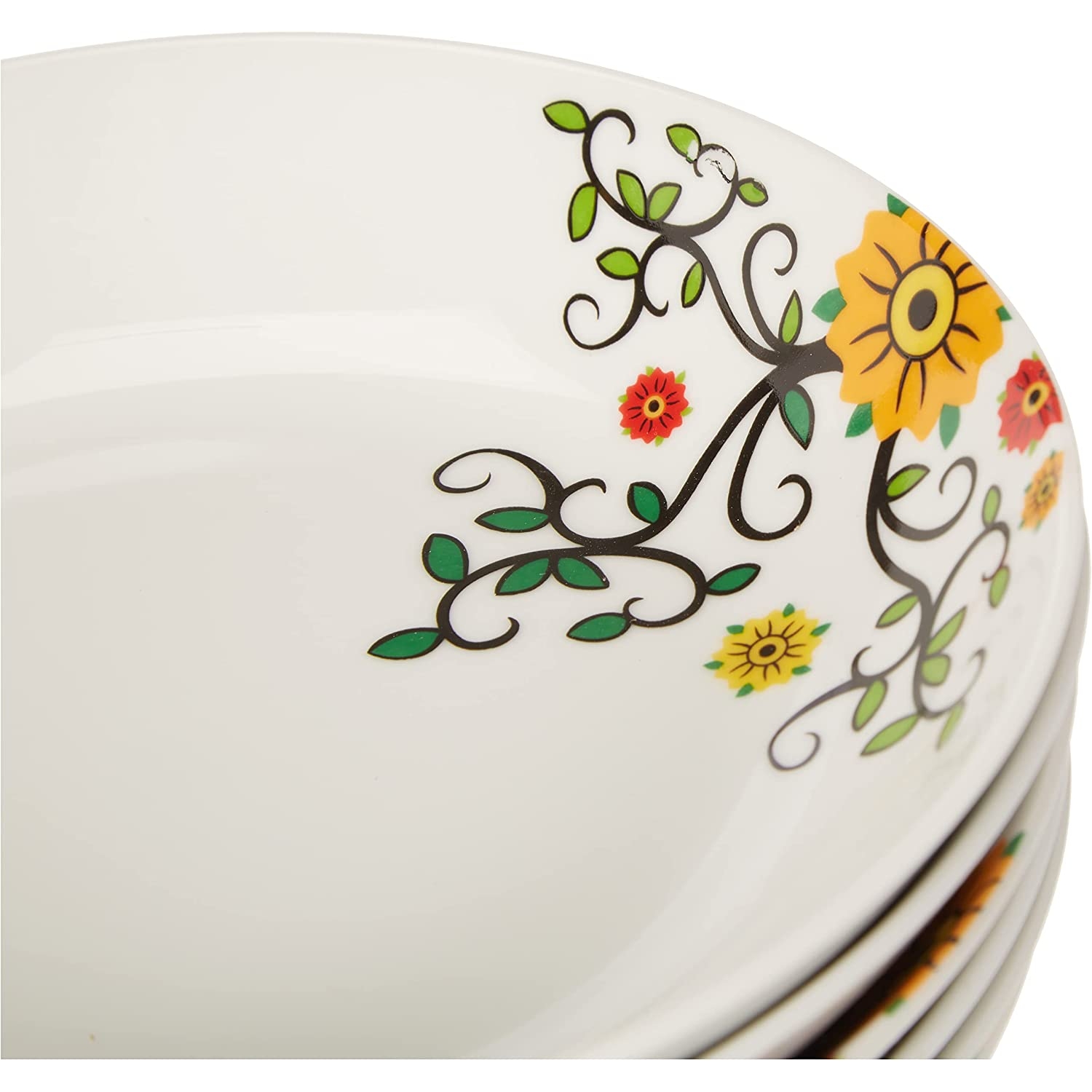 Excelsa Servizio piatti Teschio Calavera porcellana decorata 18 pezzi Excelsa